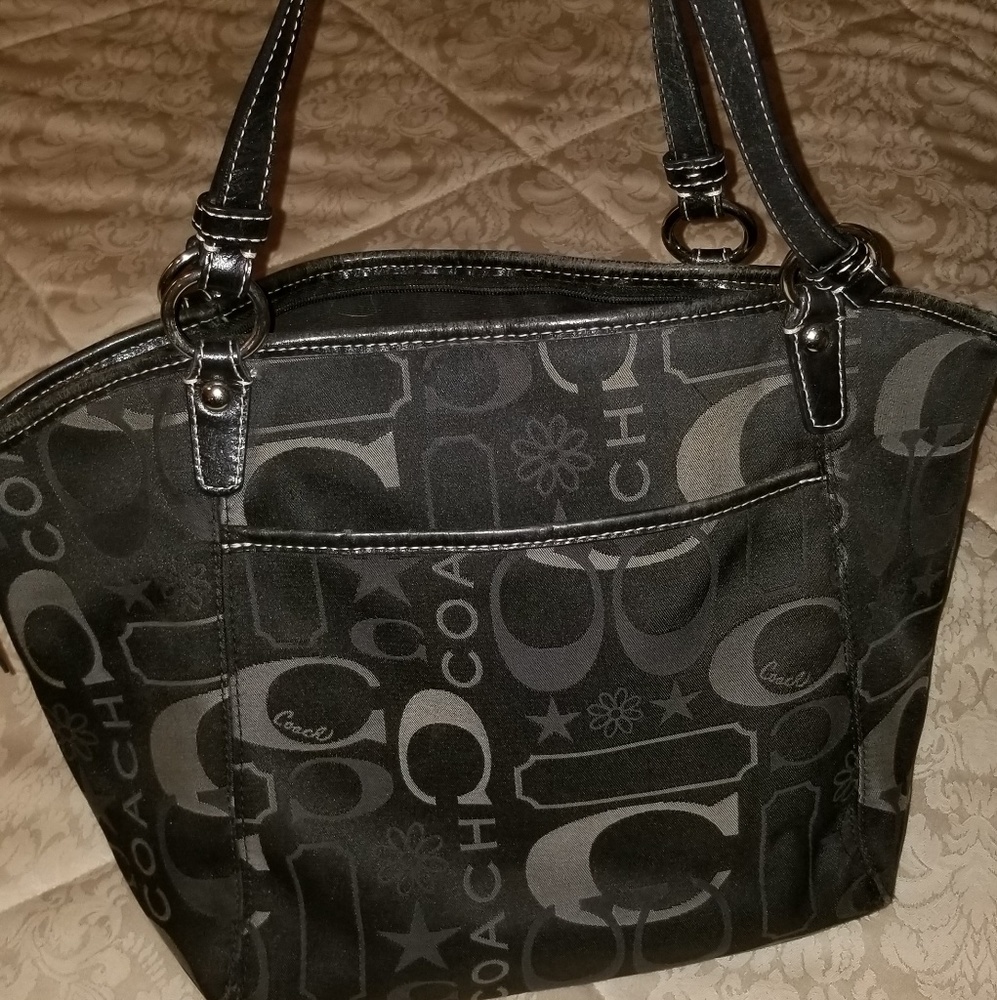 Coach signature tote